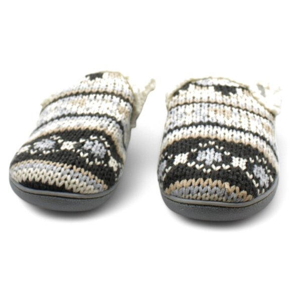 Dearfoams Women's Erin Fairisle Extended Tab Scuff Slipper - Picture 2 of 8